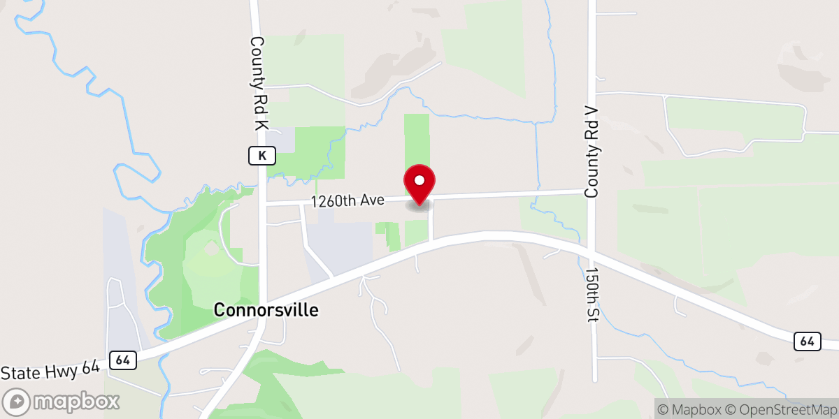 Map showing location of Grace Lutheran Church