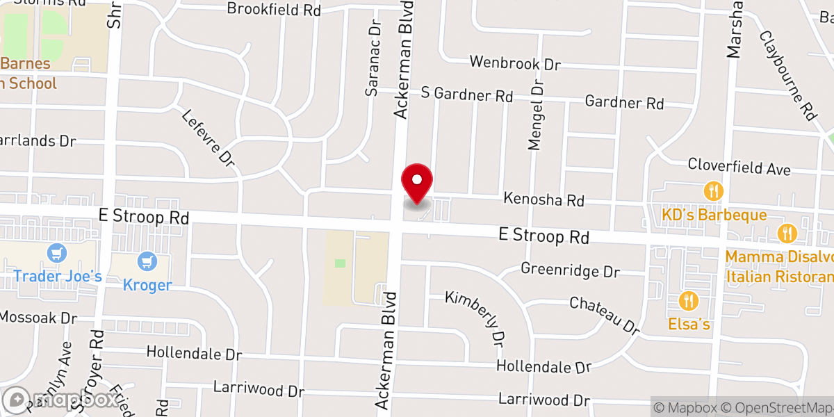 Map showing location of Good Shepherd Lutheran Church