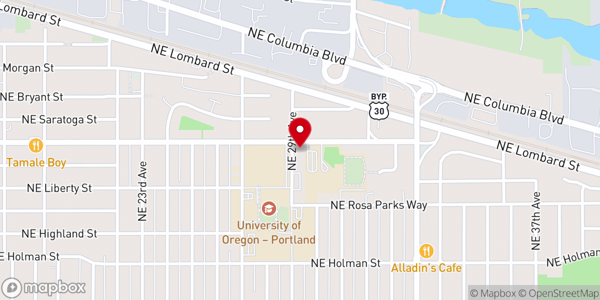 Map showing location of Saint Michaels Lutheran Church