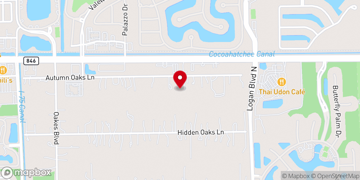 Map showing location of Naples Independent Baptist Church
