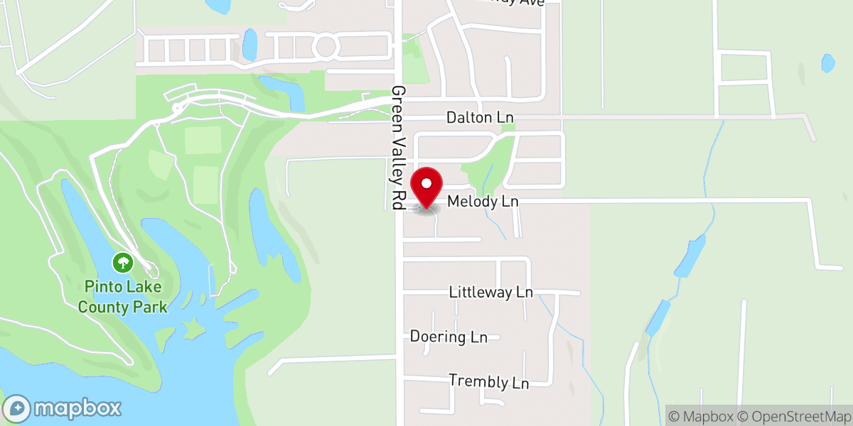 Map showing location of Watsonville Church of the Nazarene