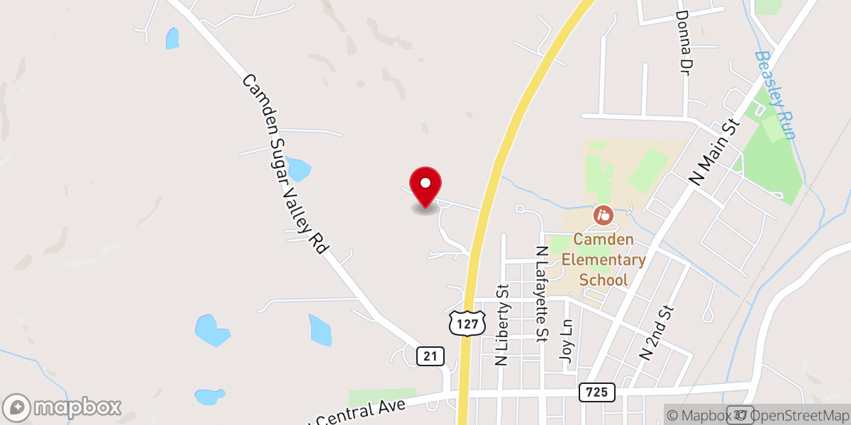Map showing location of Heigher Heights Church of God Food Pantry - Food Distribution Center