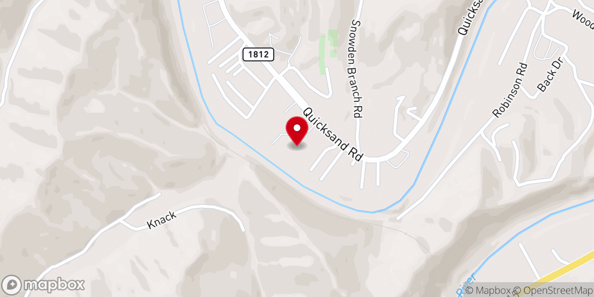 Map showing location of Church of God Fellowship Hall