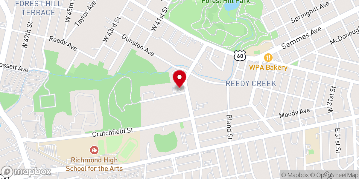 Map showing location of The Church Of God In Richmond