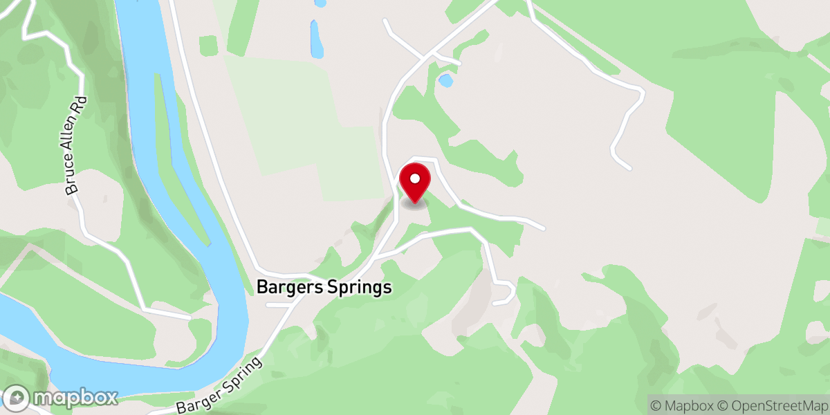 Map showing location of Pillar of Truth Church