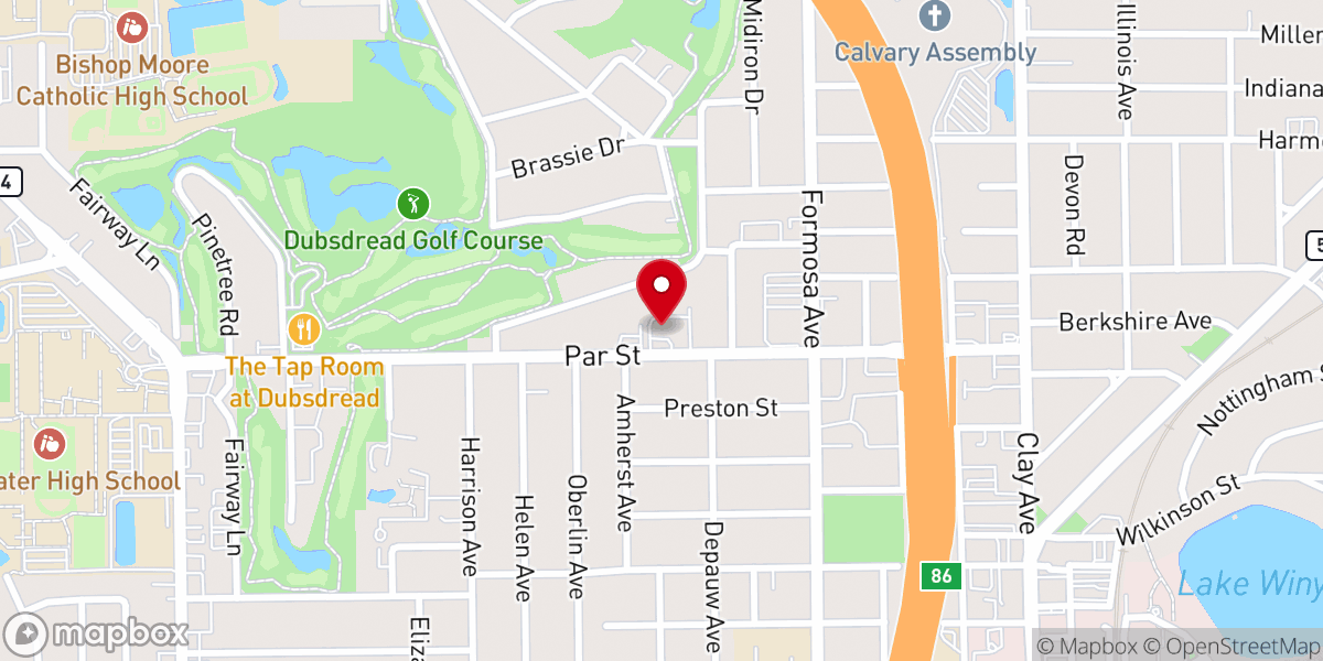 Map showing location of St. Philip Phan Van Minh Vietnamese Catholic Church