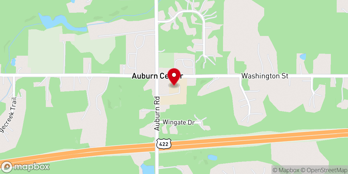 Map showing location of New Hope Christian Fellowship