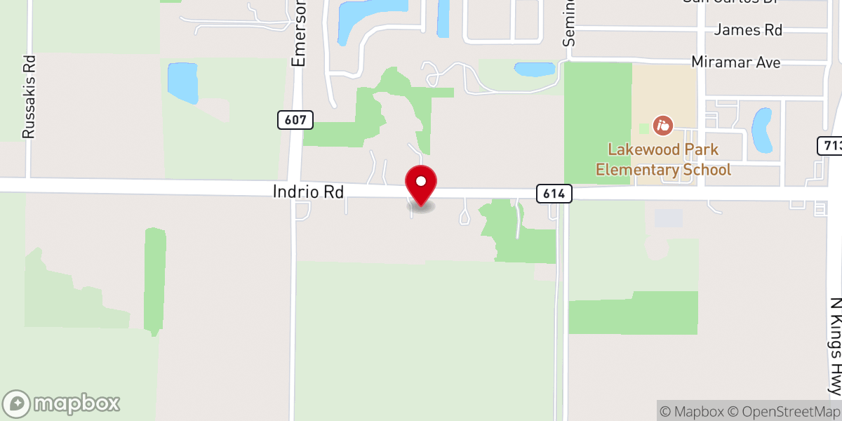Map showing location of Horizon Christian Fellowship