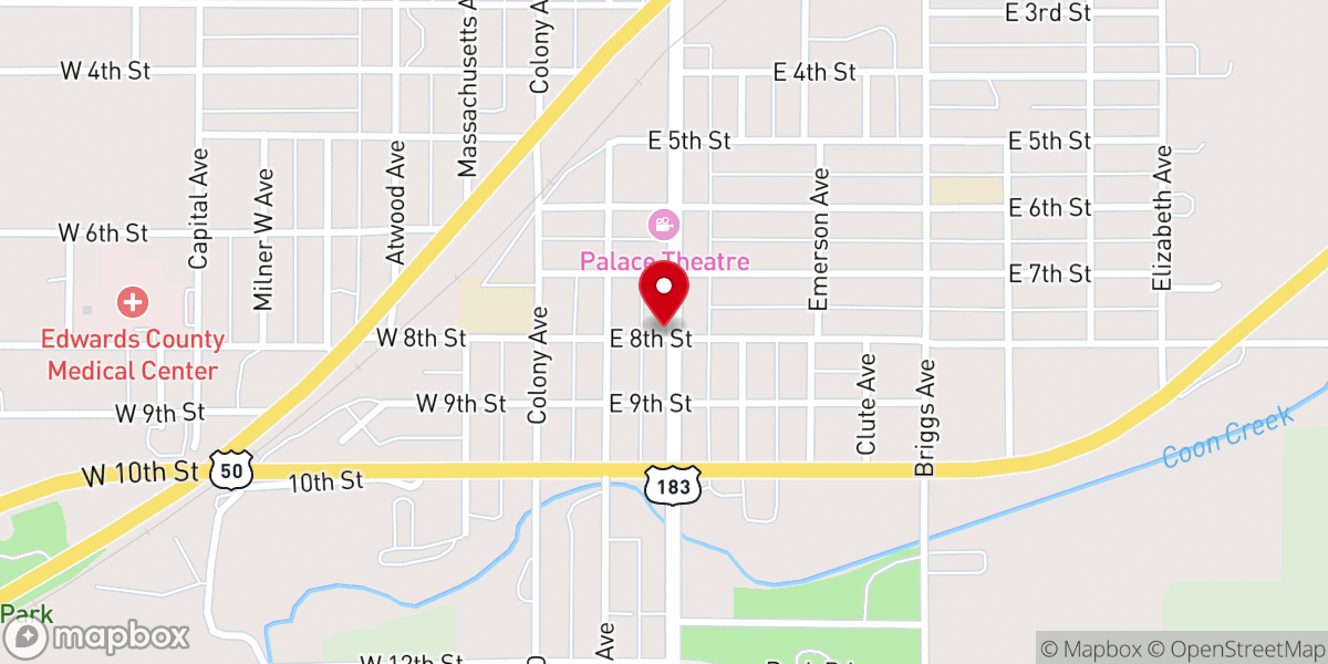 Map showing location of Holy Nativity Episcopal Church