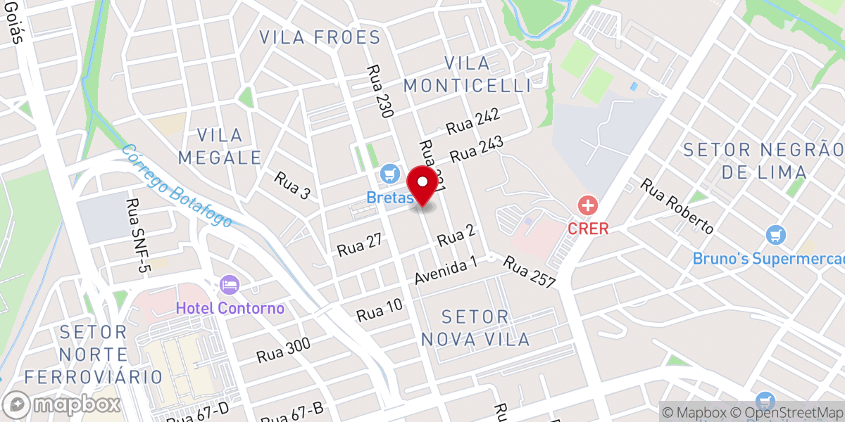 Map showing location of Paróquia Nossa Senhora de Lourdes