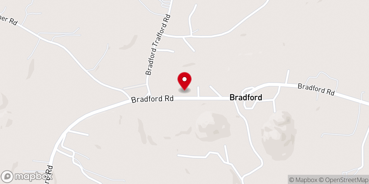 Map showing location of Full Gospel Fellowship Church