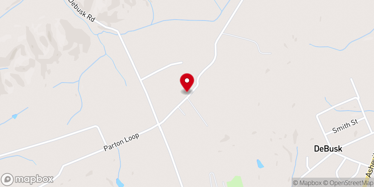Map showing location of Jones Shed Church