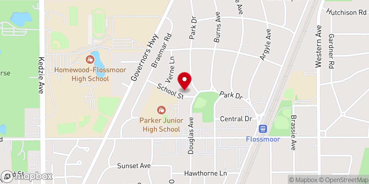 Map showing location of Restoration of Faith Church