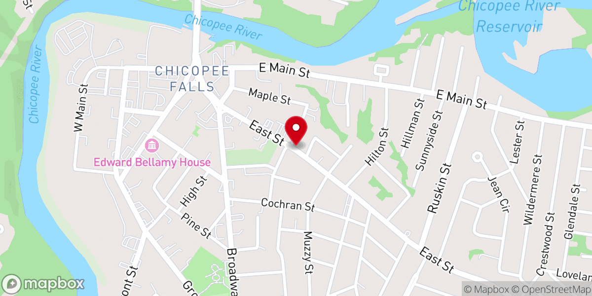 Map showing location of Movement Pentecostal Church