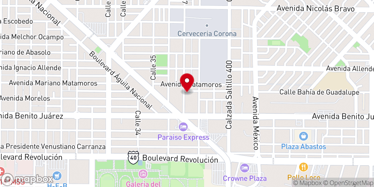 Map showing location of Tierra Nueva Internacional