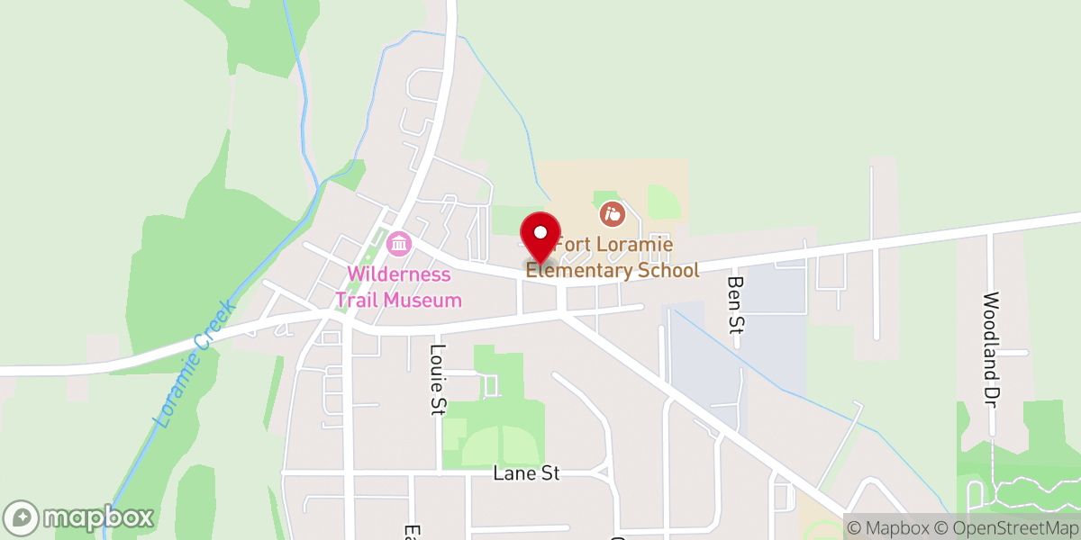 Map showing location of St. Mike's Place