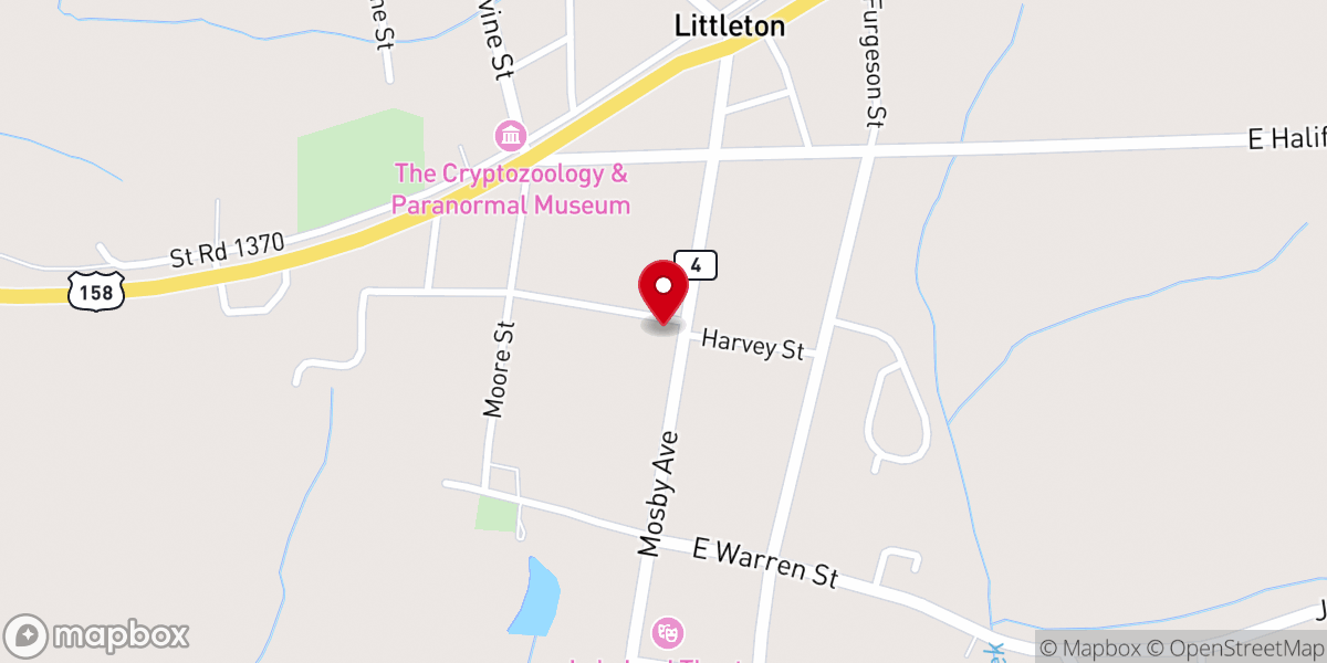 Map showing location of St Albans Episcopal Church