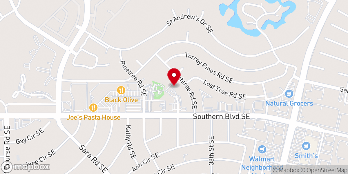 Map showing location of Promise Land Apostolic Ministries
