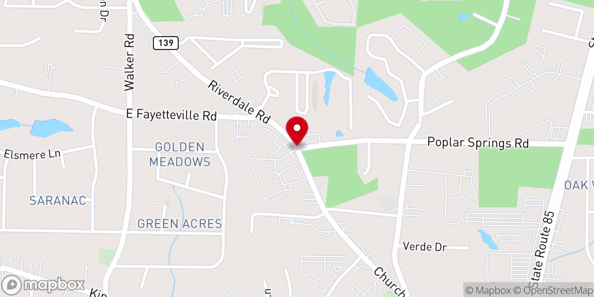 Map showing location of RIVERDALE METHODIST CHURCH