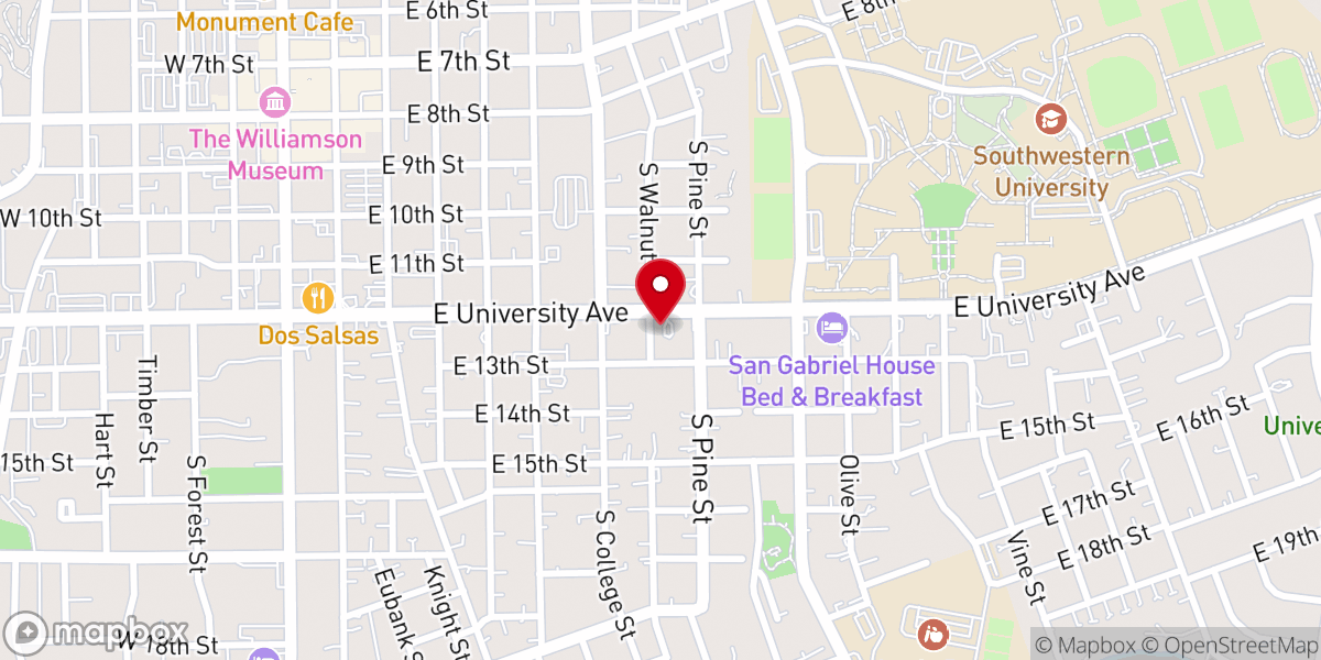 Map showing location of Celebration Church