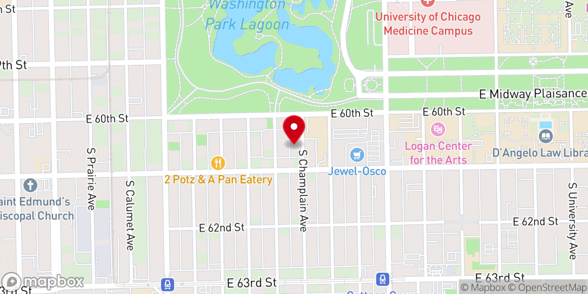 Map showing location of Freedom Temple Church of God in Christ