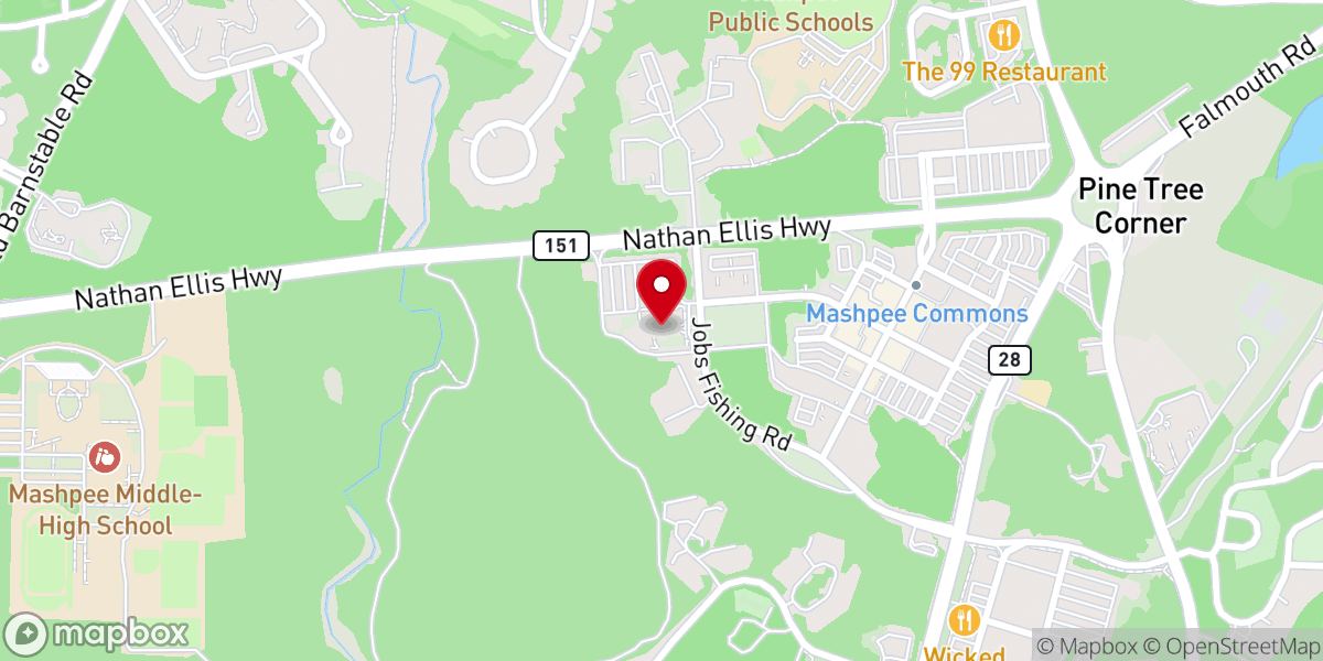 Map showing location of Christ the King Catholic Church