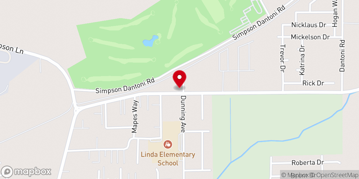 Map showing location of Abundant Life Church Iglesia Vida Abundante Inc