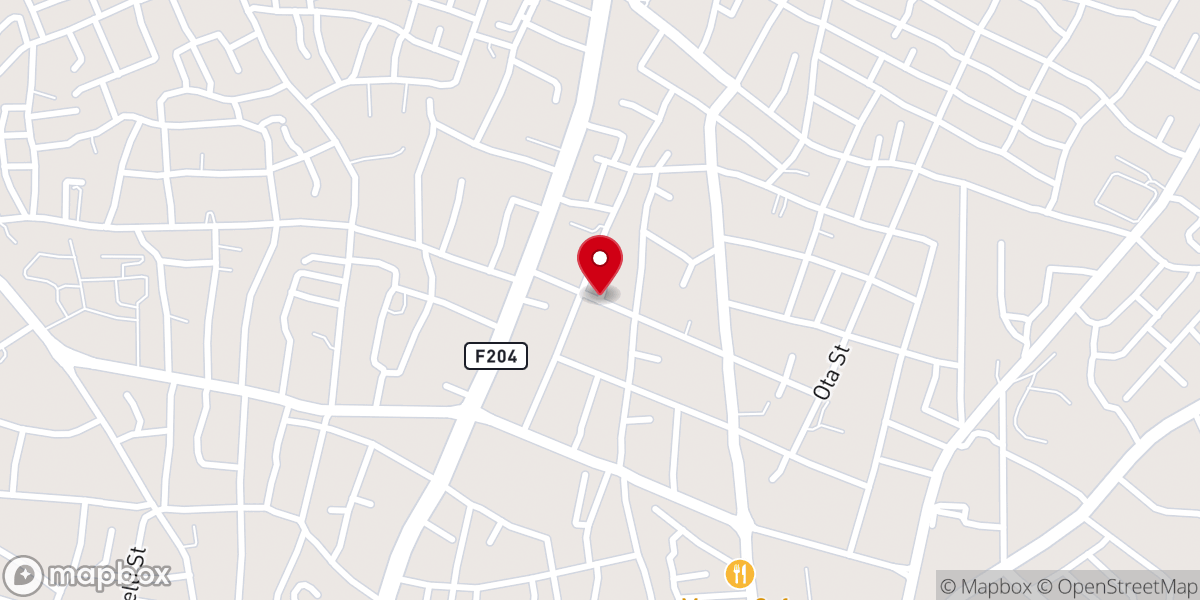 Map showing location of Agape Christian Assembly