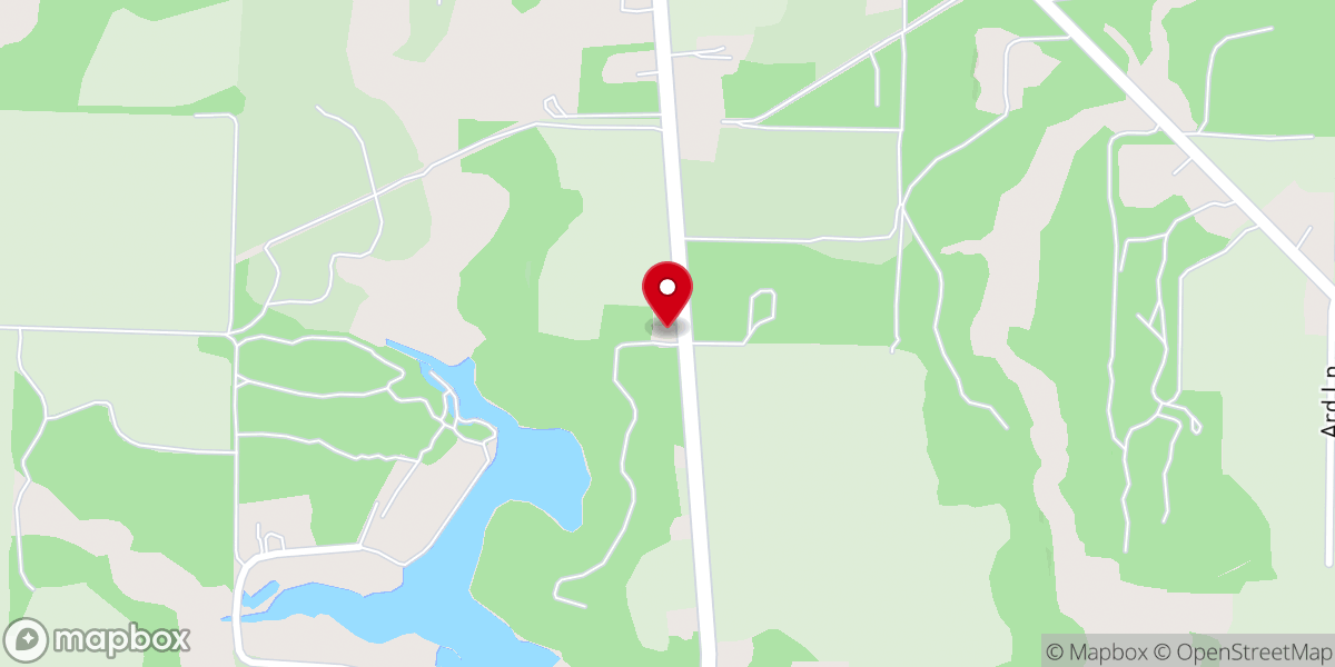 Map showing location of Union Primitive Baptist Church