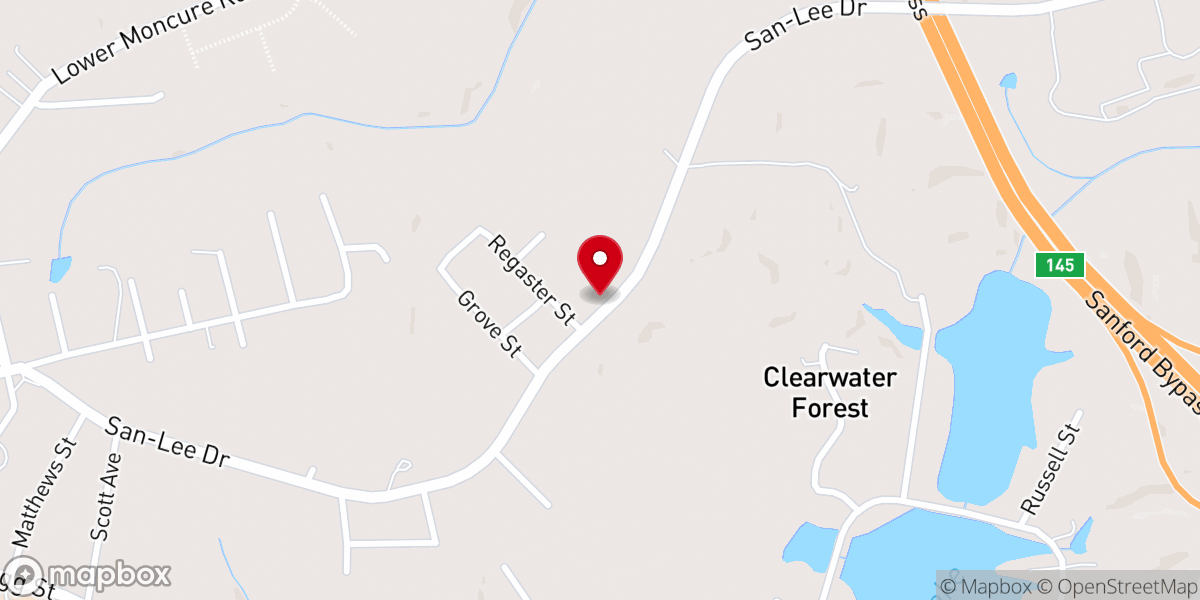 Map showing location of Marsh Memorial Church