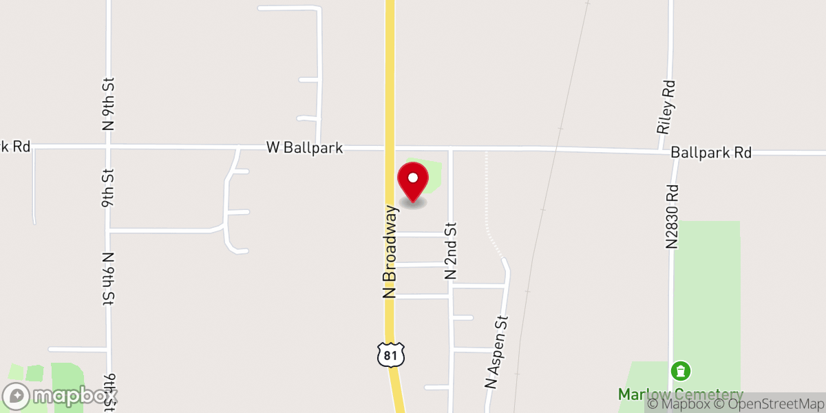 Map showing location of Eternal Life Church