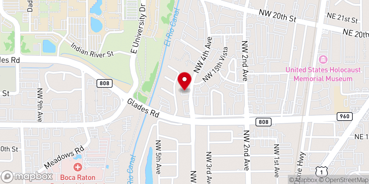 Map showing location of Revival Lighthouse Church