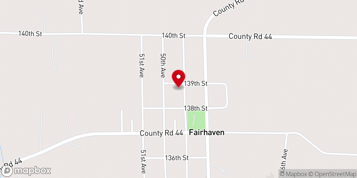Map showing location of Lake Country Bible Church