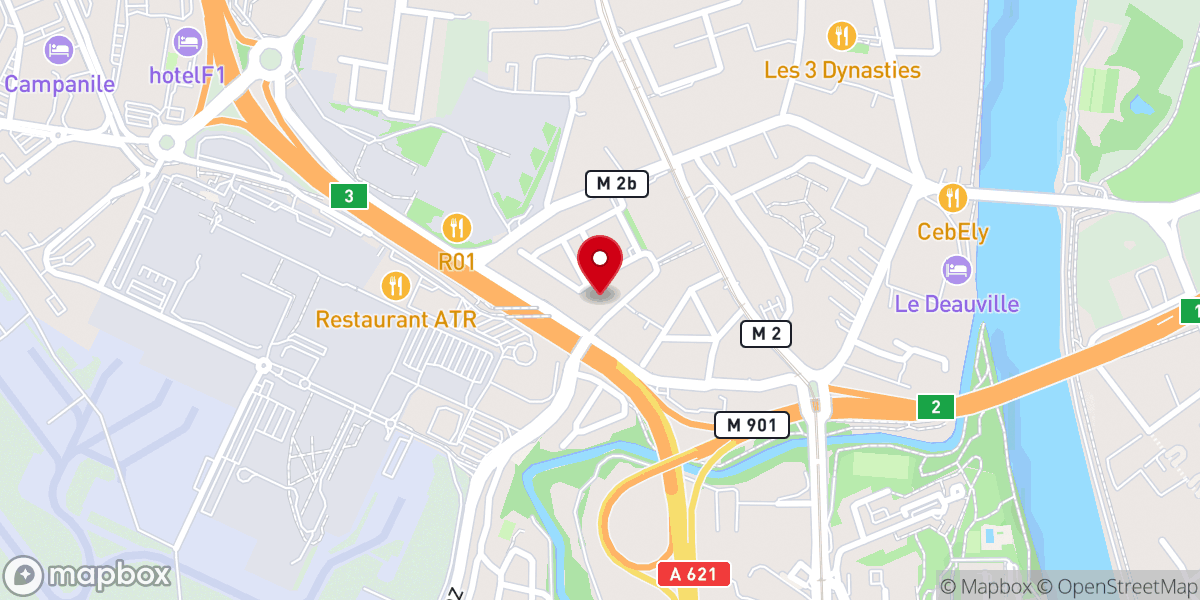 Map showing location of Chapelle Saint-Gabriel