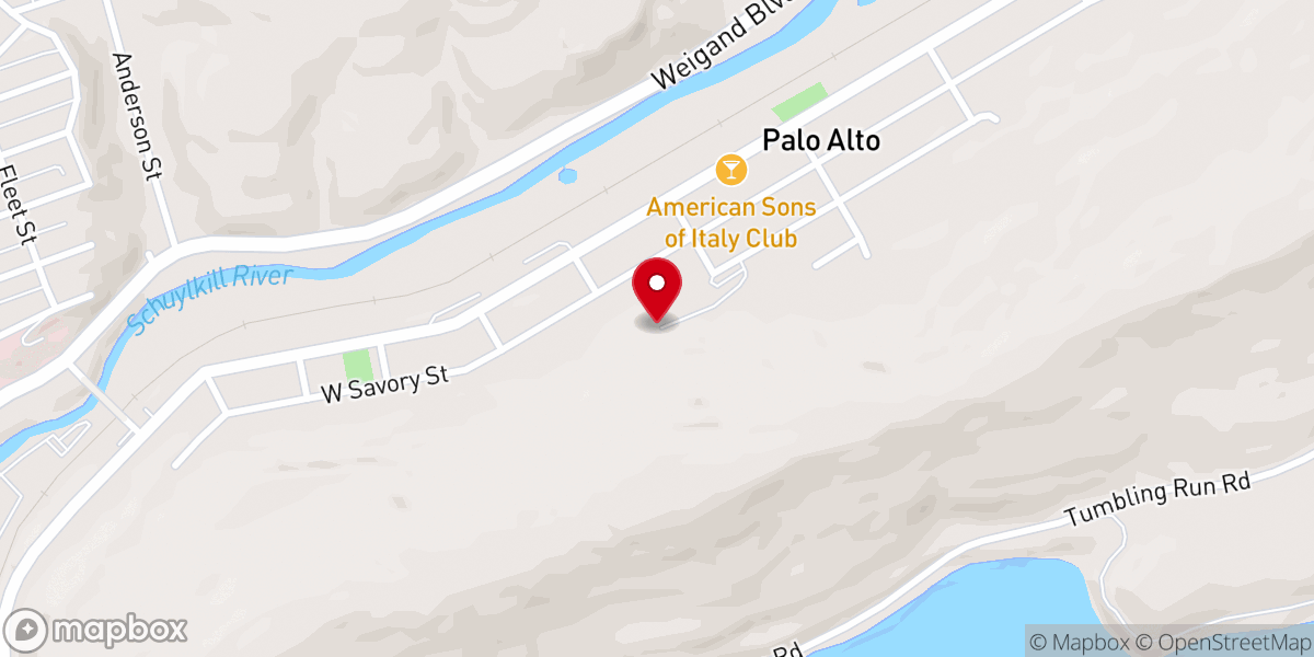 Map showing location of God's Mountain Activity Center