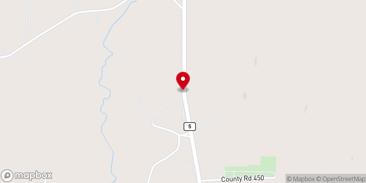 Map showing location of Friendship Christian Fellowship