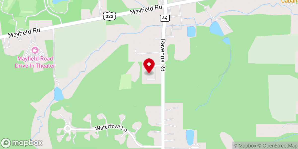 Map showing location of Morning Star Friends Church