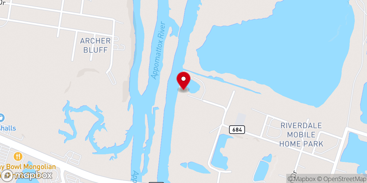 Map showing location of Harbor Blast Concert Series
