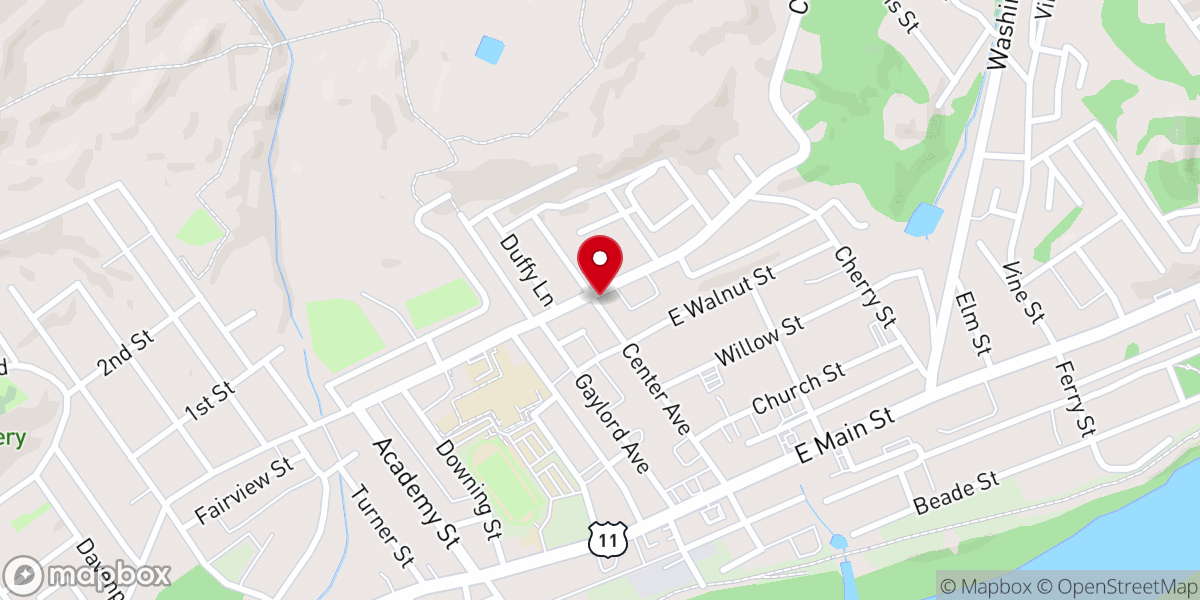 Map showing location of Pilgrim Congregational Church Hemet ca