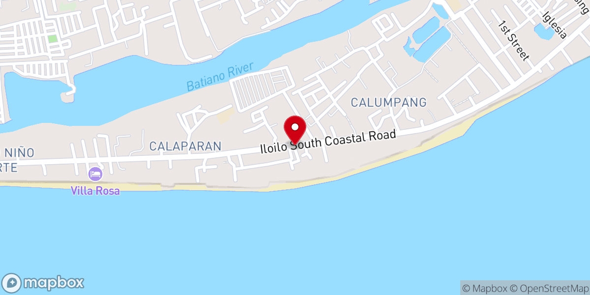 Map showing location of Emmanuel Bible Baptist Church