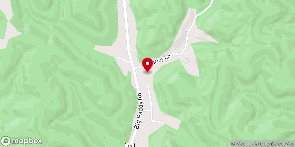 Map showing location of Finley Church