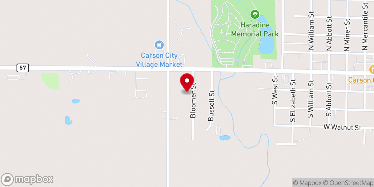 Map showing location of Fellowship Baptist Academy