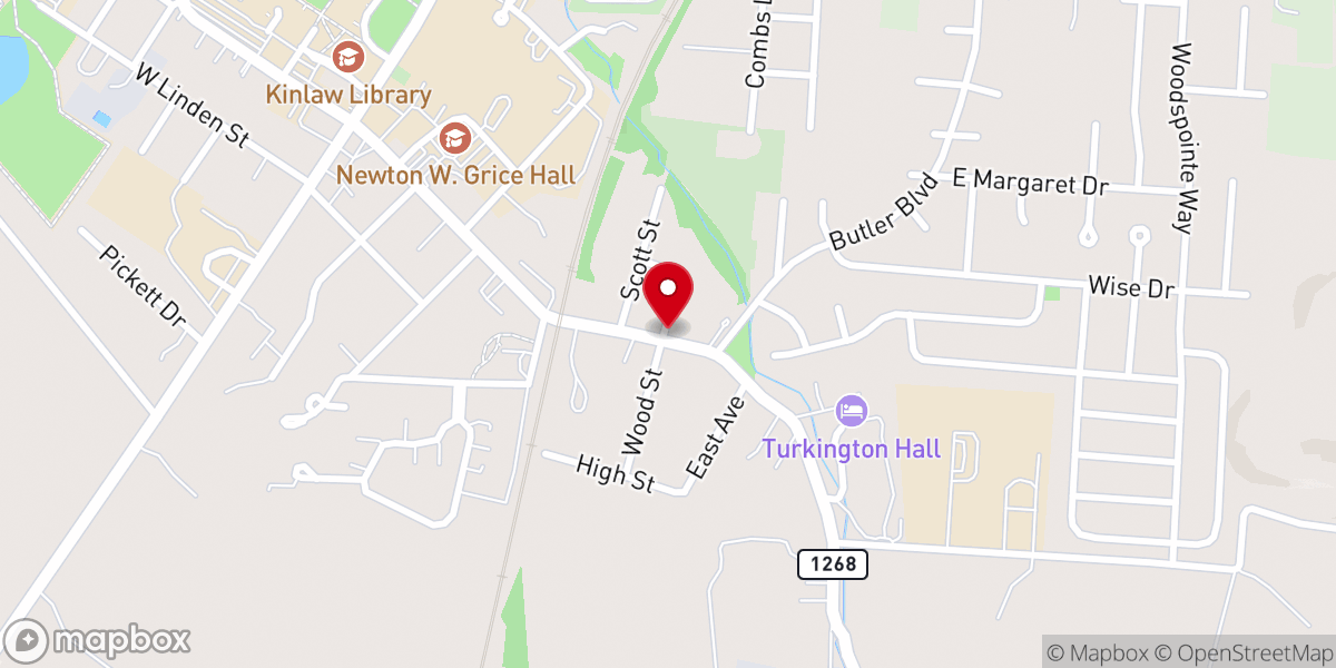 Map showing location of Boler's Chapel