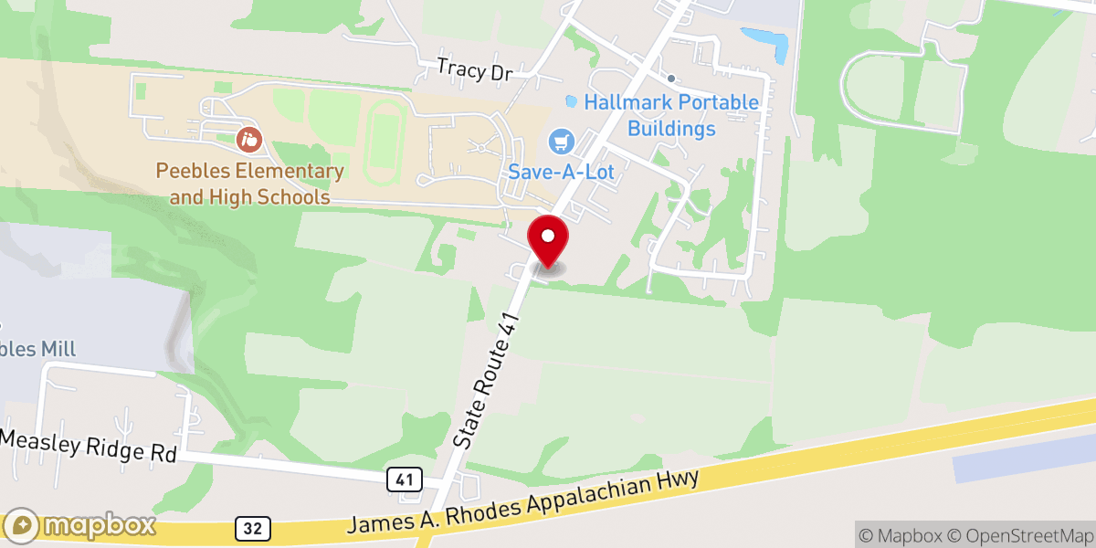 Map showing location of Grace Fellowship