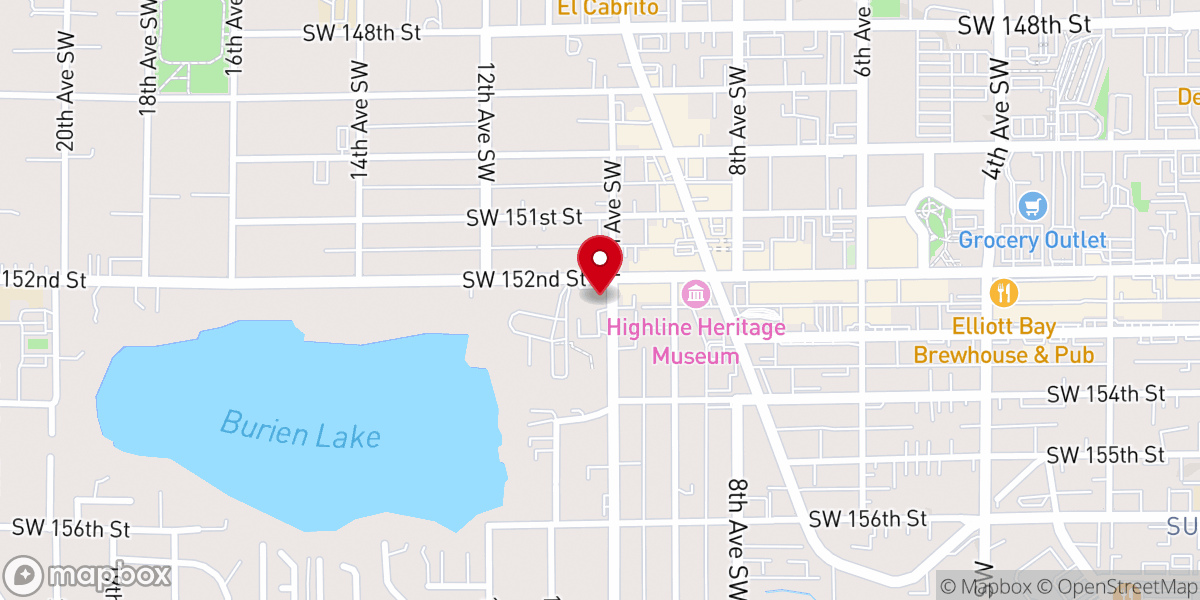 Map showing location of St Elizabeth's Episcopal Church