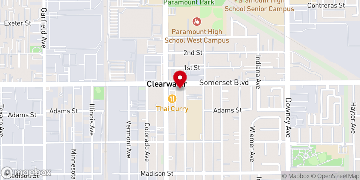 Map showing location of Reach Christian Church