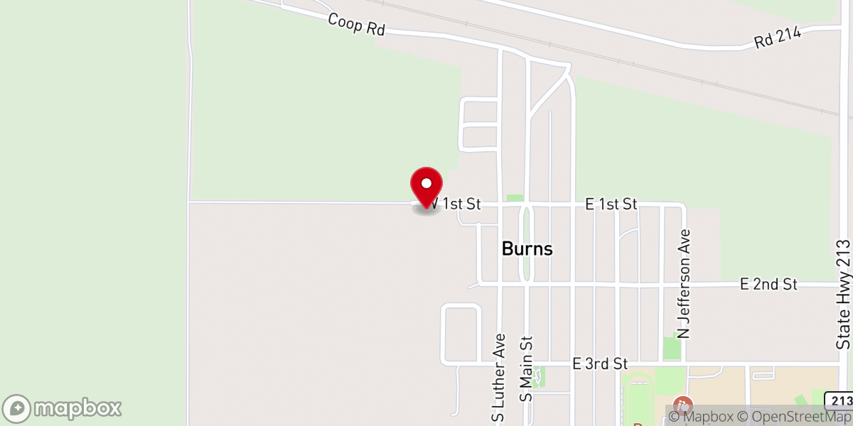 Map showing location of Evangelical Wesleyan Church