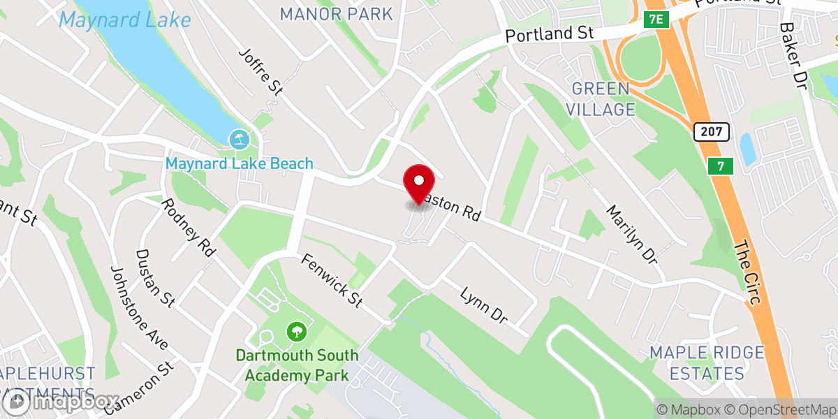 Map showing location of Divine Mercy Parish - St. Clement