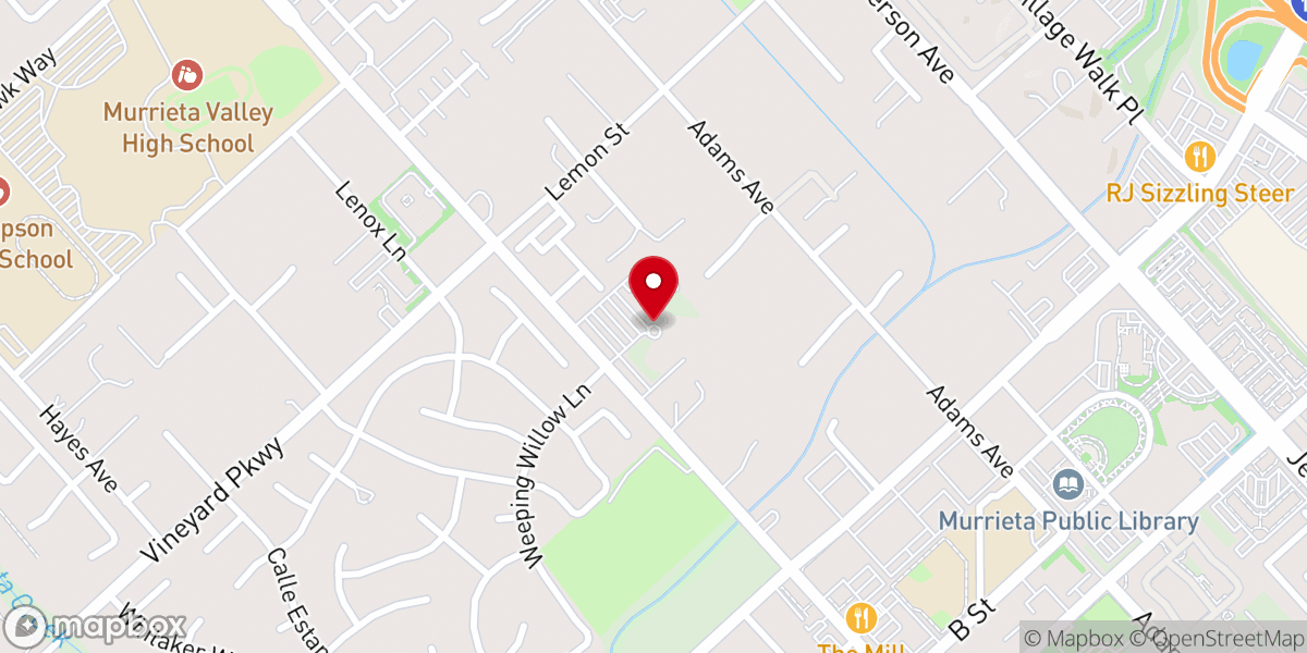 Map showing location of Centerpoint Church