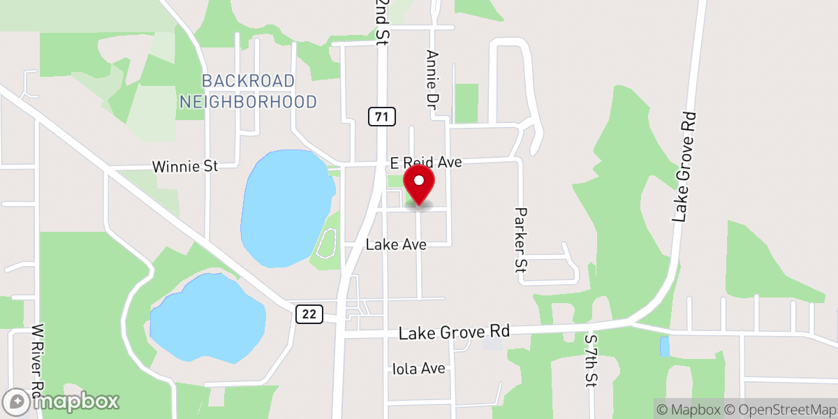 Map showing location of Gulf County Senior Citizens
